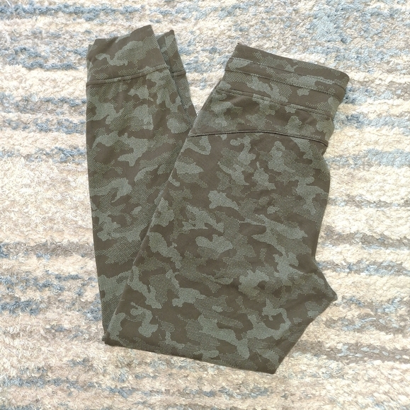 Lululemon Athletica Ready to Rulu Joggers Womens 6 Camo Dark Olive Green - Picture 4 of 10